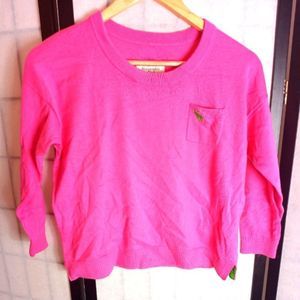 Abercrombie & Fitch NY size S Pink sweater